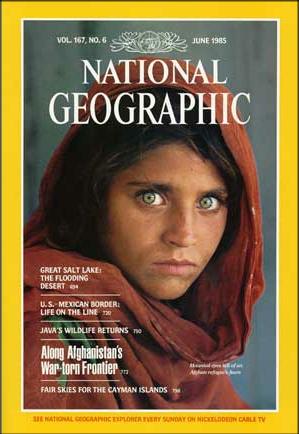 National Geographic's Afghan girl cover